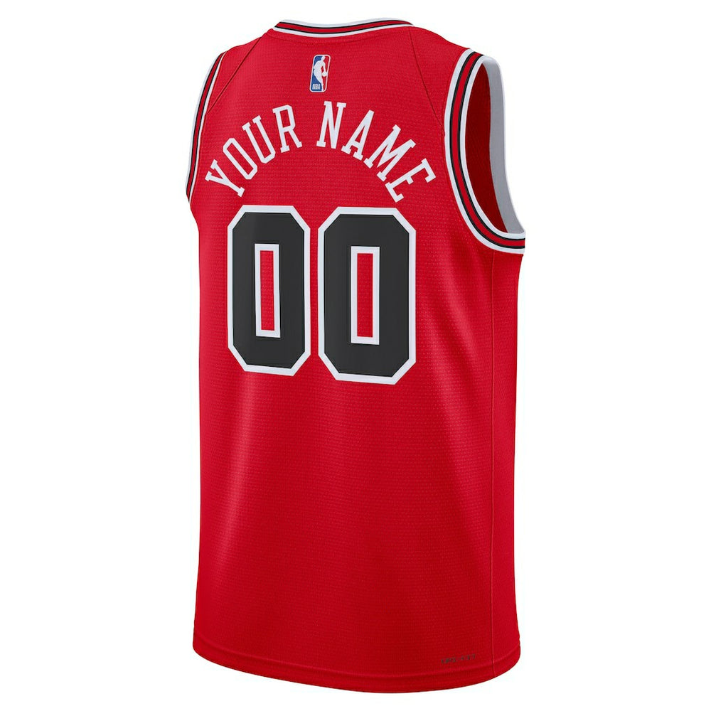 Chicago Bulls Unisex Swingman Custom Jersey Red sale - Icon Edition | Nike shop