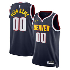 Denver Nuggets Unisex Swingman Custom Jersey Navy sale - Icon Edition | Nike sale