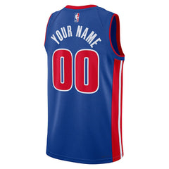 Detroit Pistons Unisex Swingman Custom Jersey Blue sale - Icon Edition | Nike discount