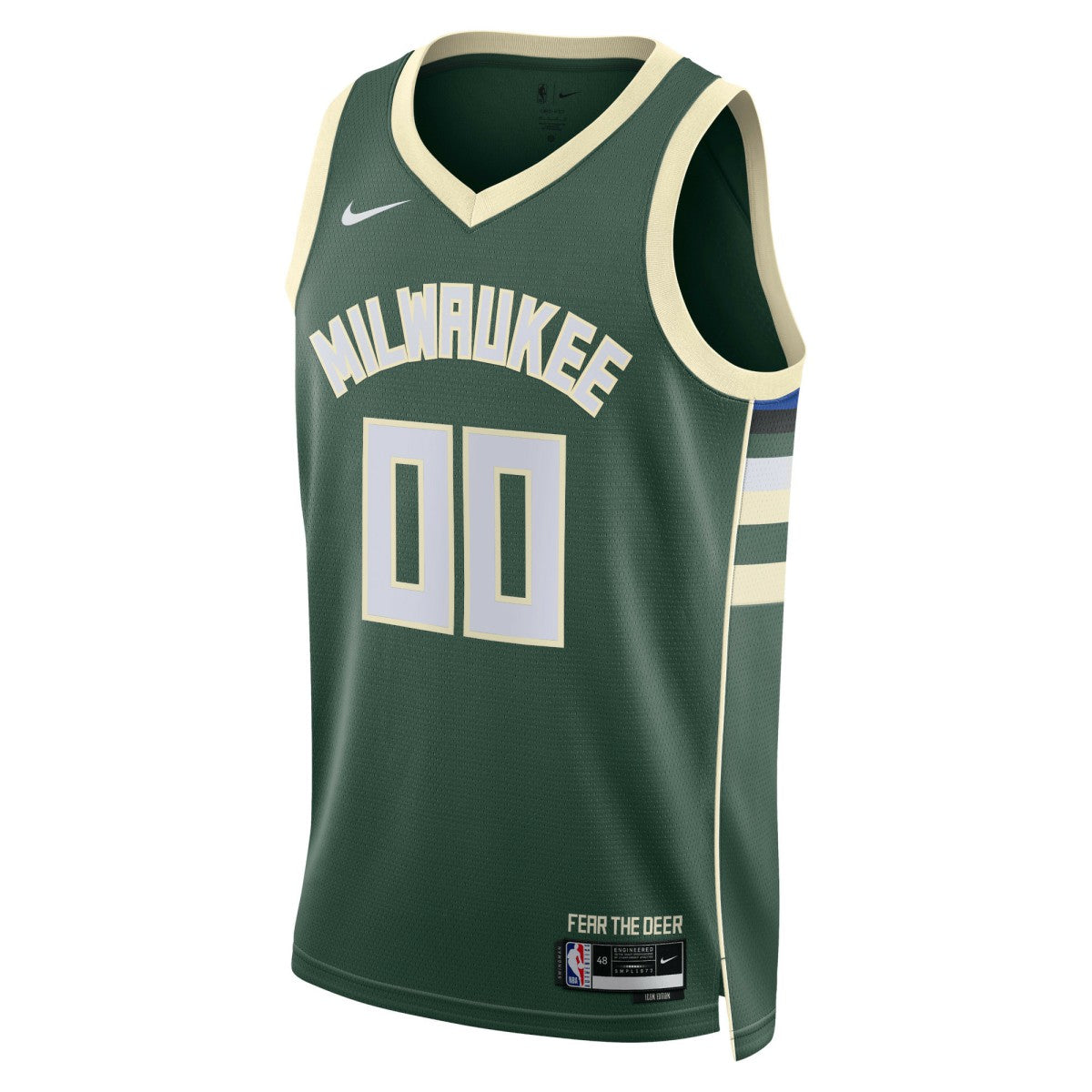 Milwaukee Bucks Unisex Swingman Custom Jersey Hunter Green - Icon Edition | Nike outlet