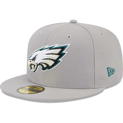 Philadelphia Eagles New Era Omaha 59FIFTY Fitted Hat - Gray on sale