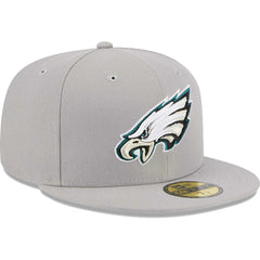 Philadelphia Eagles New Era Omaha 59FIFTY Fitted Hat - Gray on sale