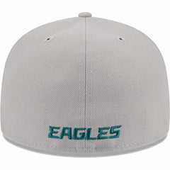 Philadelphia Eagles New Era Omaha 59FIFTY Fitted Hat - Gray on sale