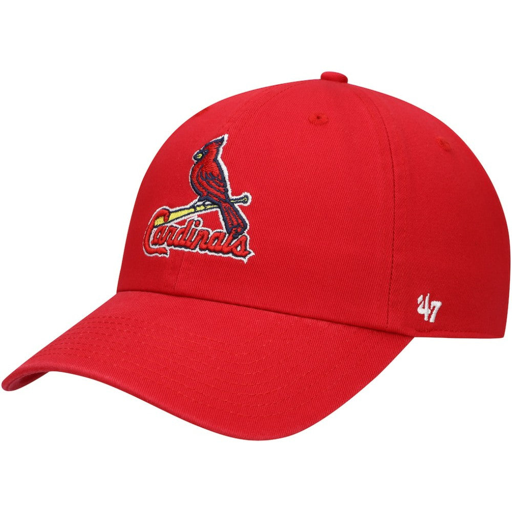 St. Louis Cardinals Clean Up Adjustable Hat - Red | 47 brand