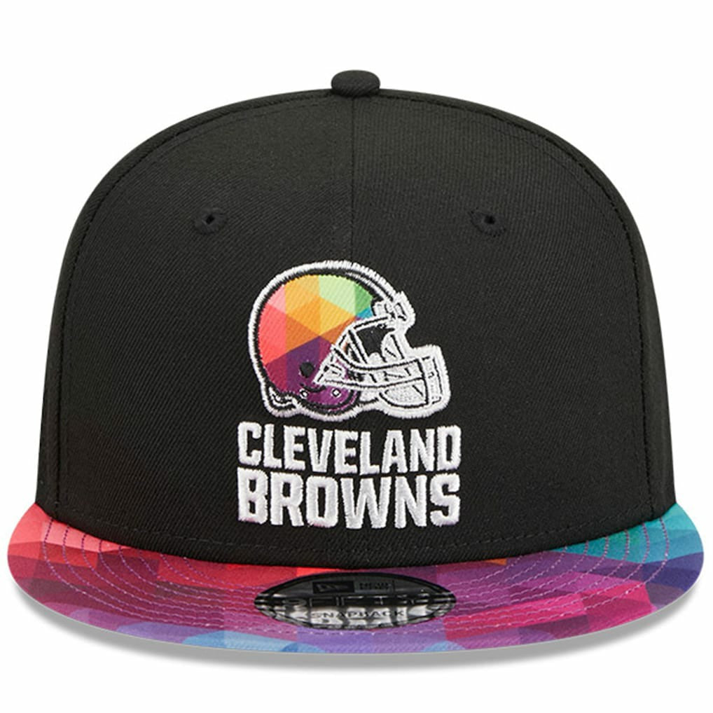Cleveland Browns New Era 2023 NFL Crucial Catch 9FIFTY Snapback Hat - Black sale