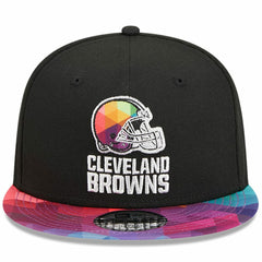 Cleveland Browns New Era 2023 NFL Crucial Catch 9FIFTY Snapback Hat - Black sale