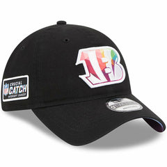 Cincinnati Bengals New Era 2023 NFL Crucial Catch 9TWENTY Adjustable Hat - Black on sale