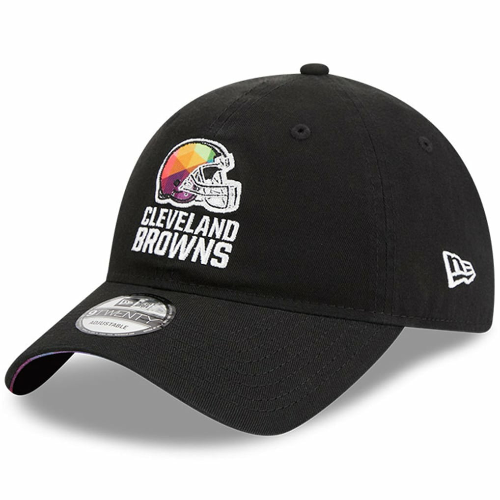 Cleveland Browns New Era 2023 NFL Crucial Catch 9TWENTY Adjustable Hat - Black for sale