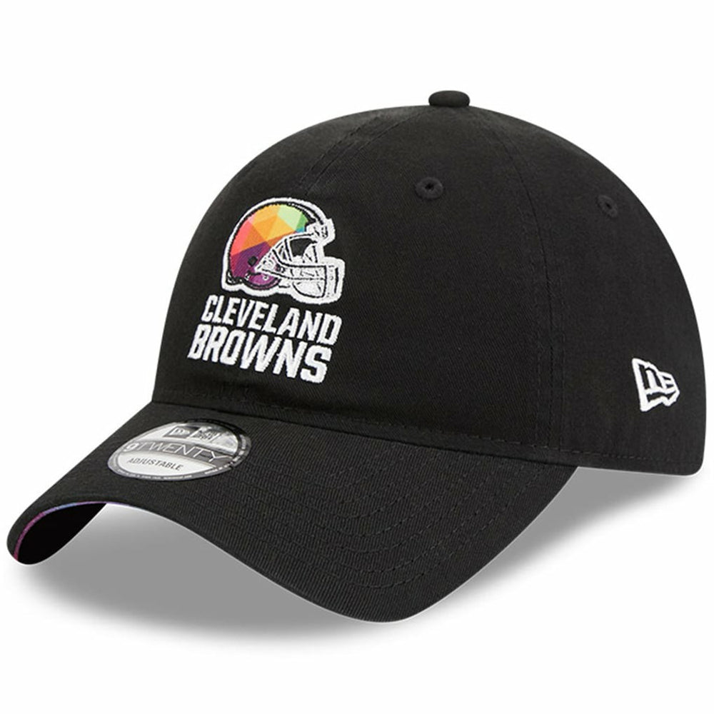 Cleveland Browns New Era 2023 NFL Crucial Catch 9TWENTY Adjustable Hat - Black for sale