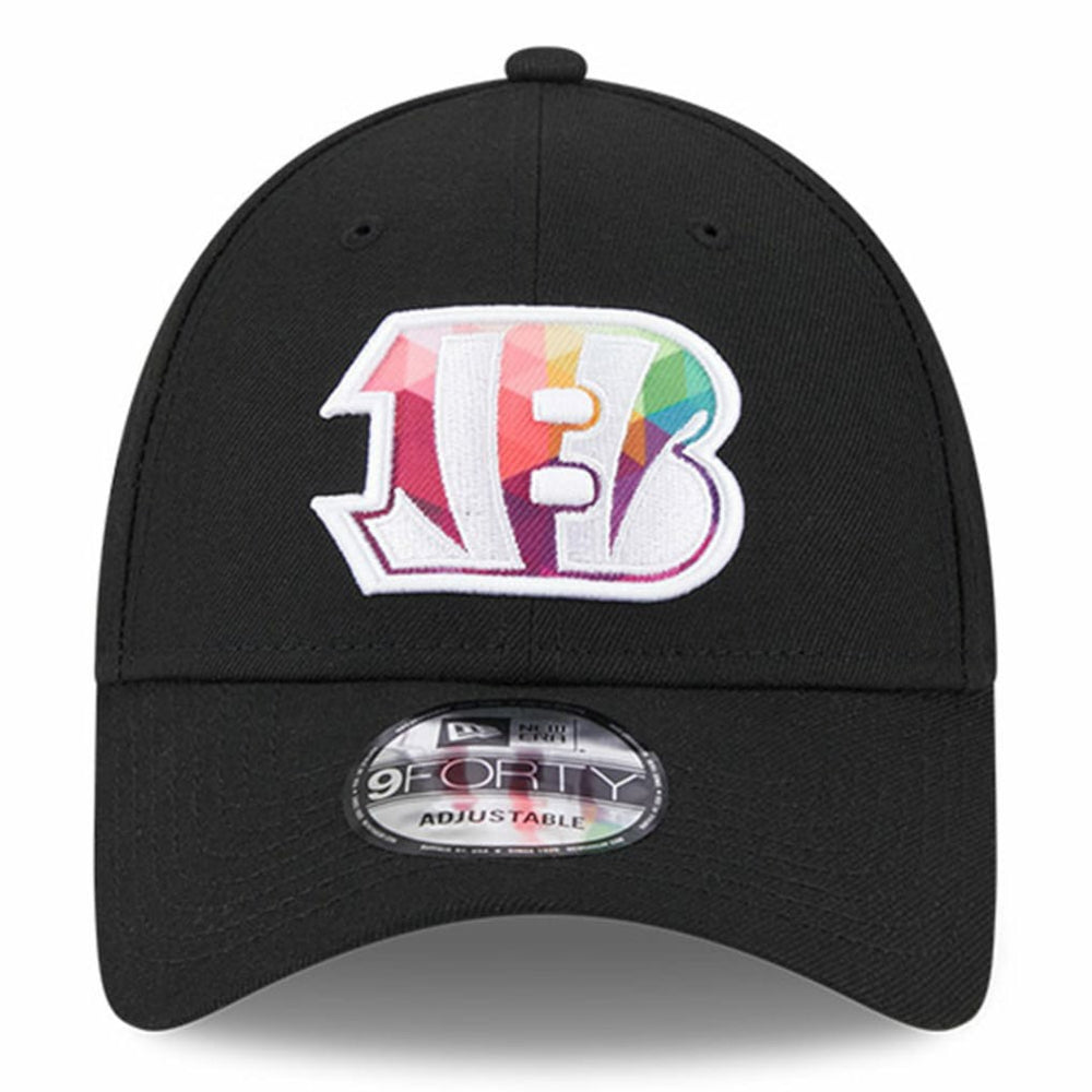 Cincinnati Bengals New Era 2023 NFL Crucial Catch 9FORTY Adjustable Hat - Black on sale