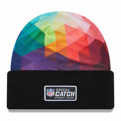 Chicago Bears New Era 2023 NFL Crucial Catch Cuffed Knit Hat - Black for sale