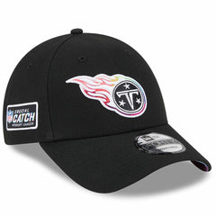 Tennessee Titans New Era 2023 NFL Crucial Catch 9FORTY Adjustable Hat - Black discount