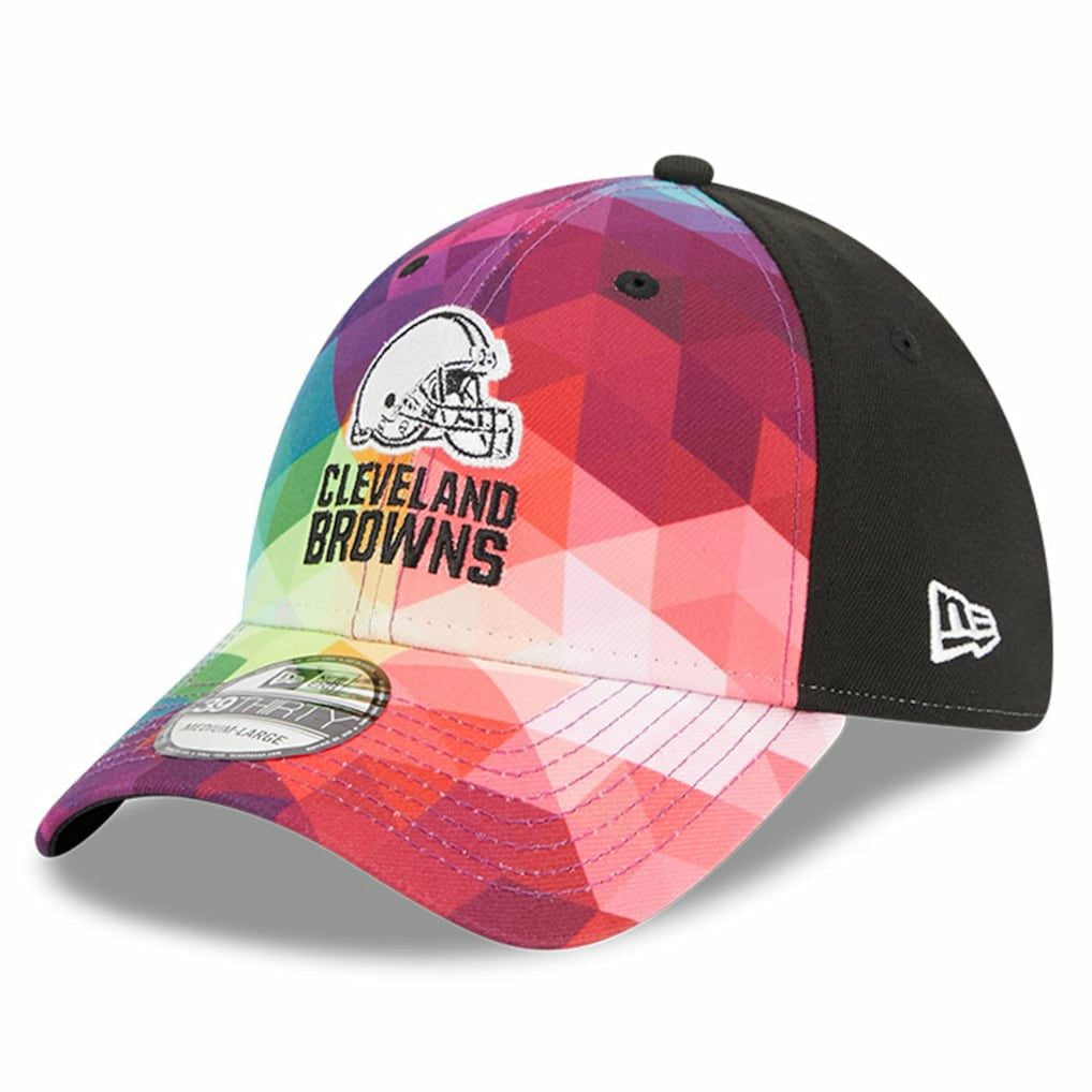 Cleveland Browns New Era 2023 NFL Crucial Catch 39THIRTY Flex Hat - Pink discount