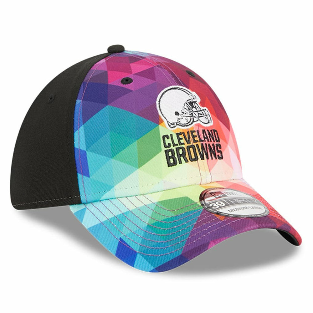 Cleveland Browns New Era 2023 NFL Crucial Catch 39THIRTY Flex Hat - Pink discount