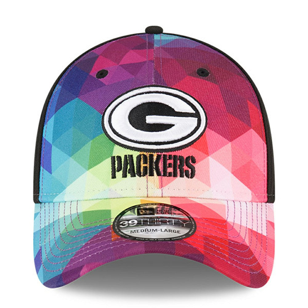 Green Bay Packers New Era 2023 NFL Crucial Catch 39THIRTY Flex Hat - Pink on sale