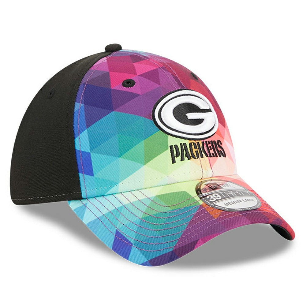 Green Bay Packers New Era 2023 NFL Crucial Catch 39THIRTY Flex Hat - Pink on sale