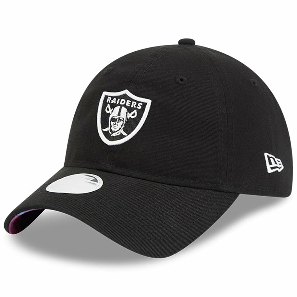 Las Vegas Raiders New Era Women's 2023 NFL Crucial Catch 9TWENTY Adjustable Hat - Black sale