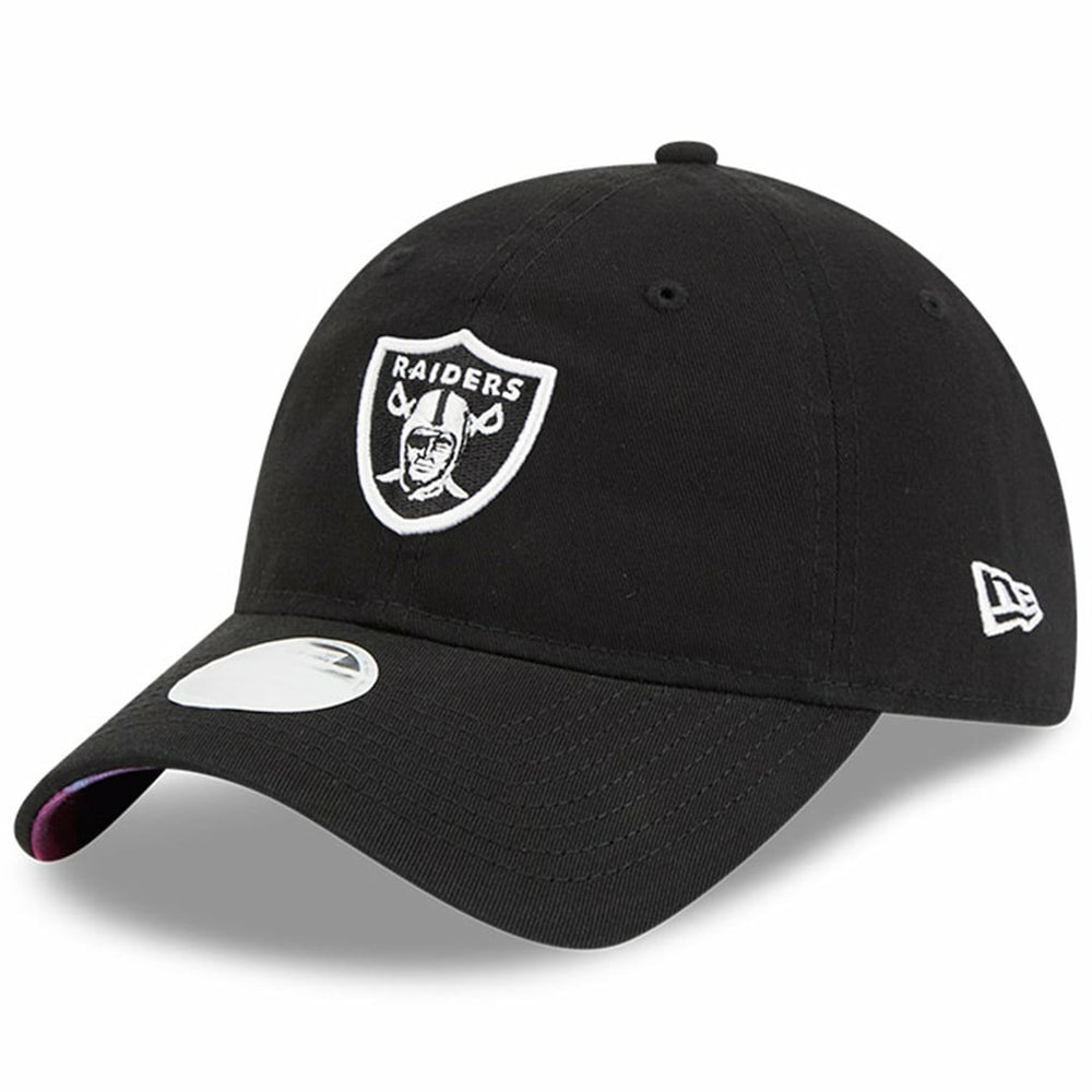 Las Vegas Raiders New Era Women's 2023 NFL Crucial Catch 9TWENTY Adjustable Hat - Black sale