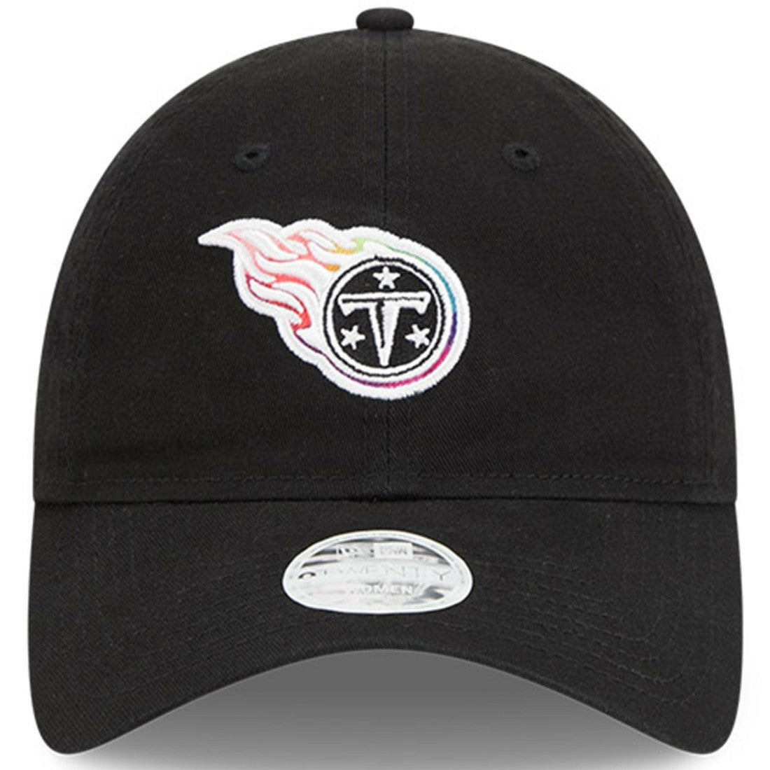 Tennessee Titans New Era Women's 2023 NFL Crucial Catch 9TWENTY Adjustable Hat - Black for sale