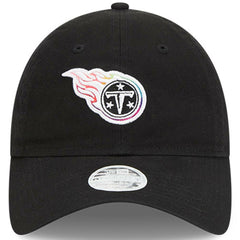 Tennessee Titans New Era Women's 2023 NFL Crucial Catch 9TWENTY Adjustable Hat - Black for sale