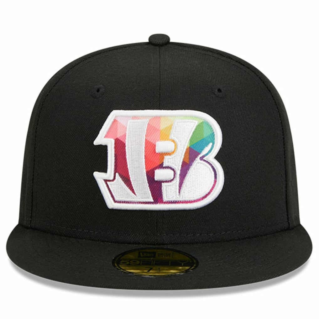Cincinnati Bengals New Era 2023 NFL Crucial Catch 59FIFTY Fitted Hat - Black on sale