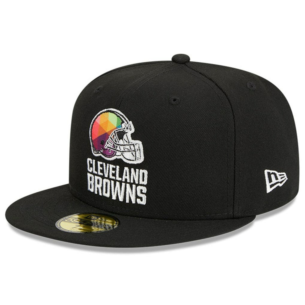 Cleveland Browns New Era 2023 NFL Crucial Catch 59FIFTY Fitted Hat - Black discount