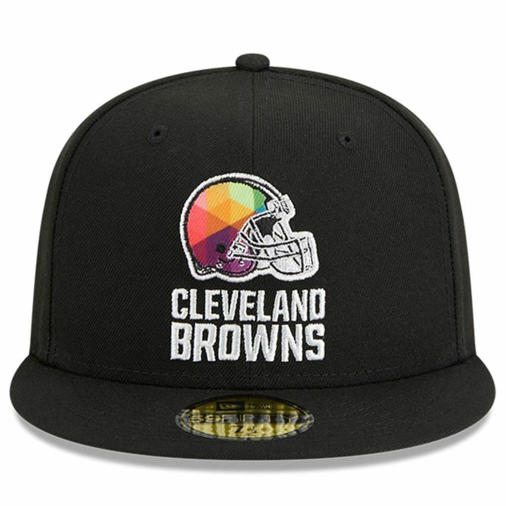 Cleveland Browns New Era 2023 NFL Crucial Catch 59FIFTY Fitted Hat - Black discount