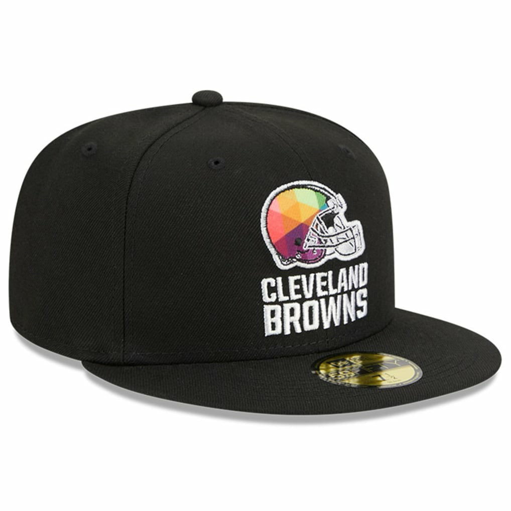 Cleveland Browns New Era 2023 NFL Crucial Catch 59FIFTY Fitted Hat - Black discount