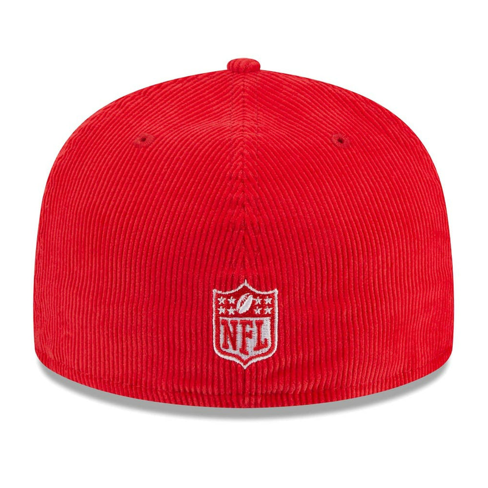 Kansas City Chiefs New Era Throwback Cord 59FIFTY Fitted Hat - Red cheap