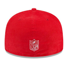 Kansas City Chiefs New Era Throwback Cord 59FIFTY Fitted Hat - Red cheap