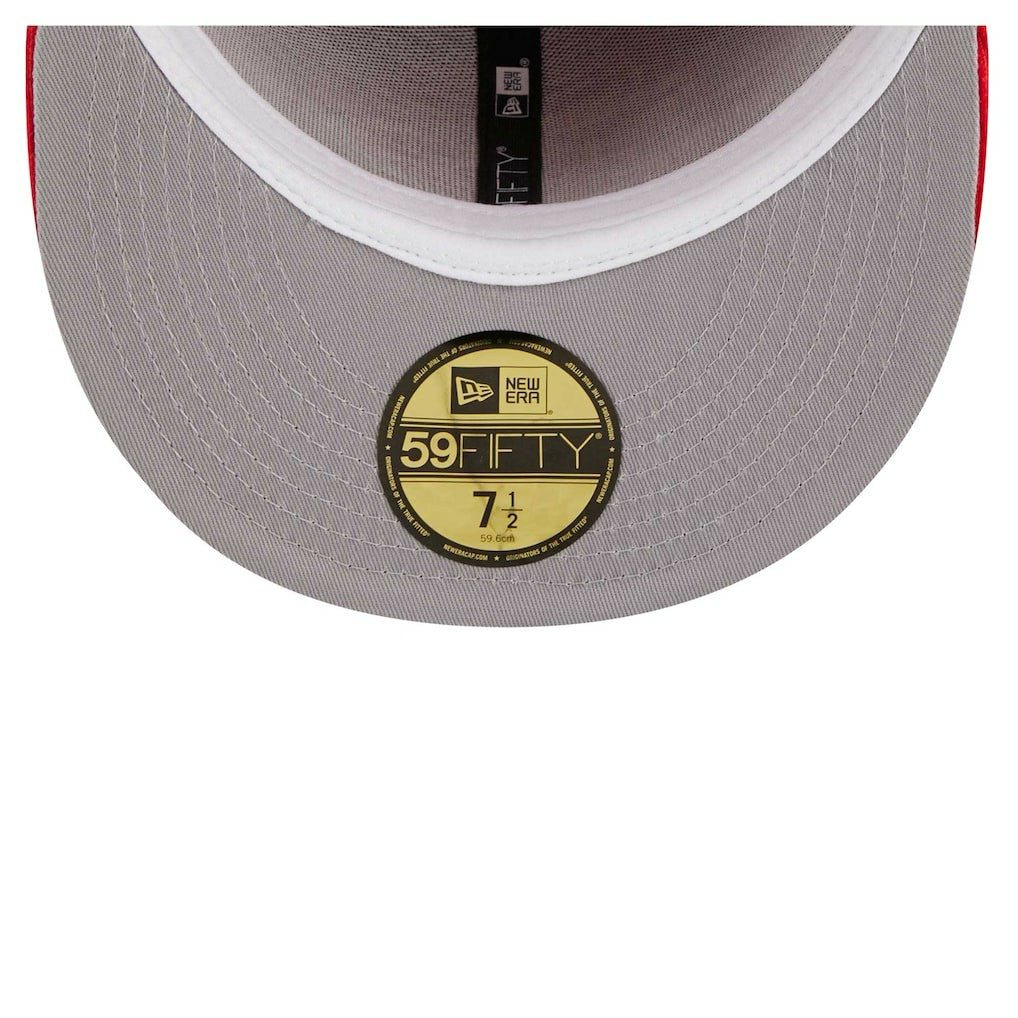 Kansas City Chiefs New Era Throwback Cord 59FIFTY Fitted Hat - Red cheap