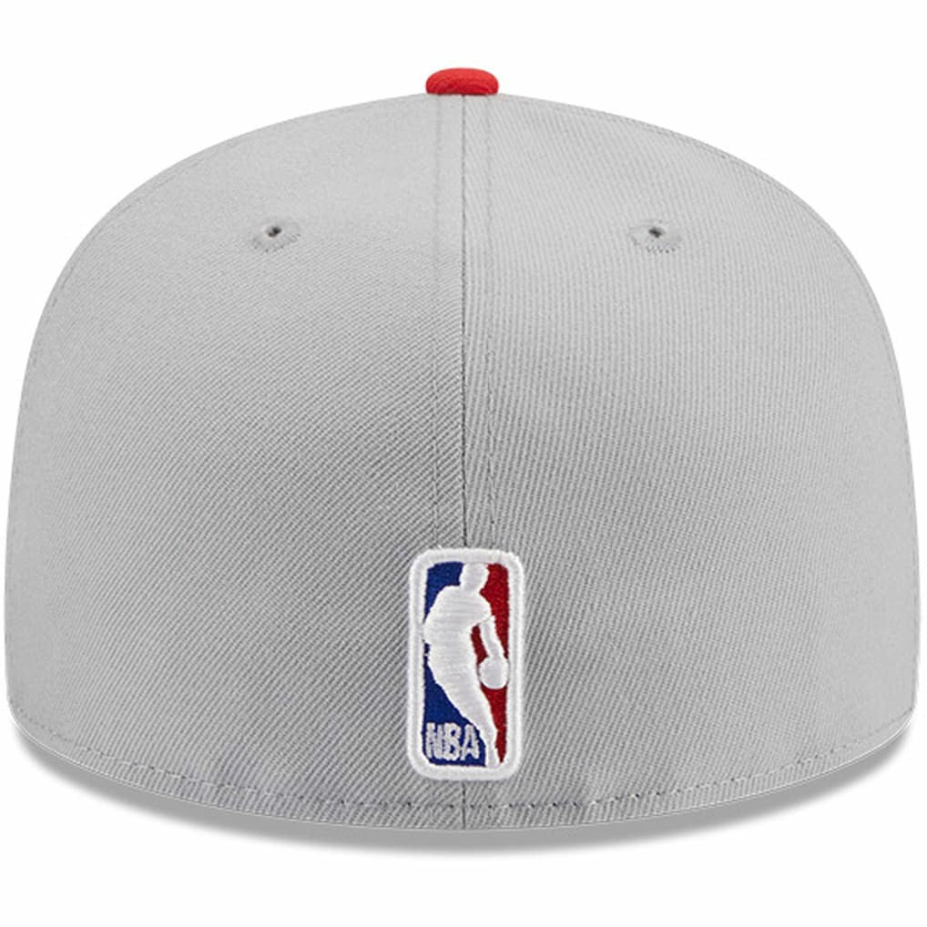 Atlanta Hawks Tip-Off Two-Tone 59FIFTY Fitted Hat - Gray/Red | New Era outlet
