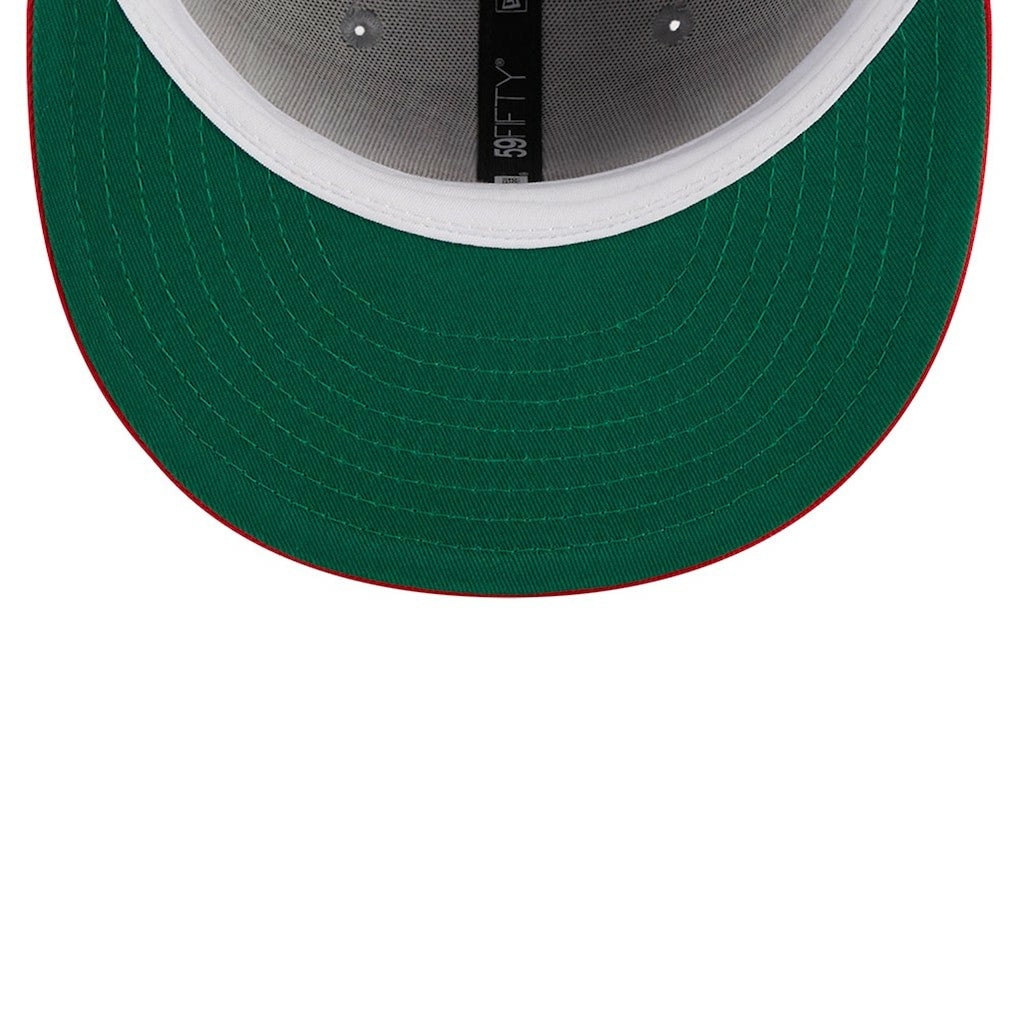 Atlanta Hawks Tip-Off Two-Tone 59FIFTY Fitted Hat - Gray/Red | New Era outlet