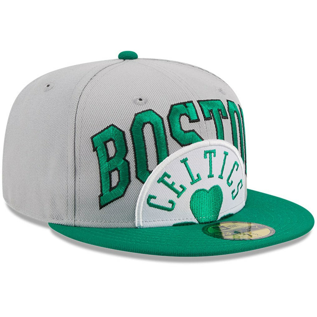 Boston Celtics Tip-Off Two-Tone 59FIFTY Fitted Hat - Gray/Kelly Green | New Era shop