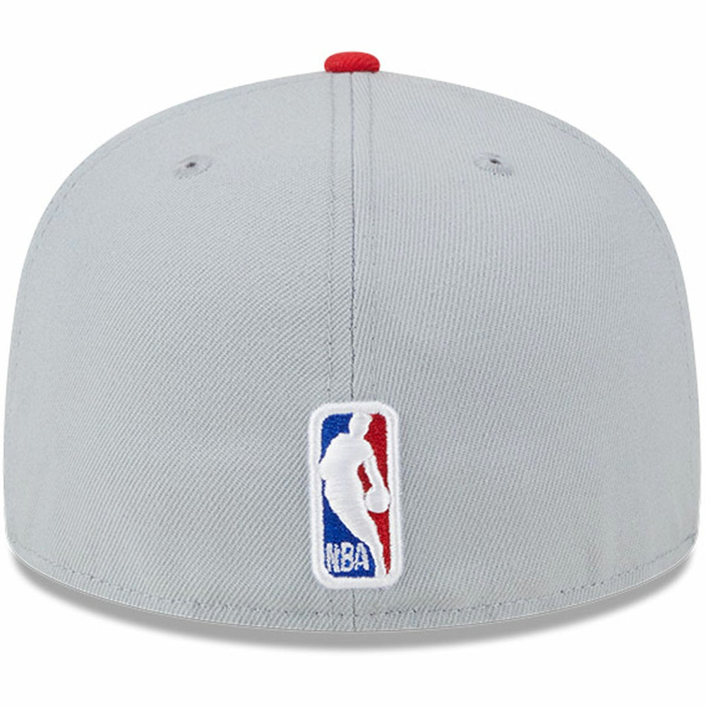 Toronto Raptors Tip-Off Two-Tone 59FIFTY Fitted Hat - Gray/Red | New Era outlet