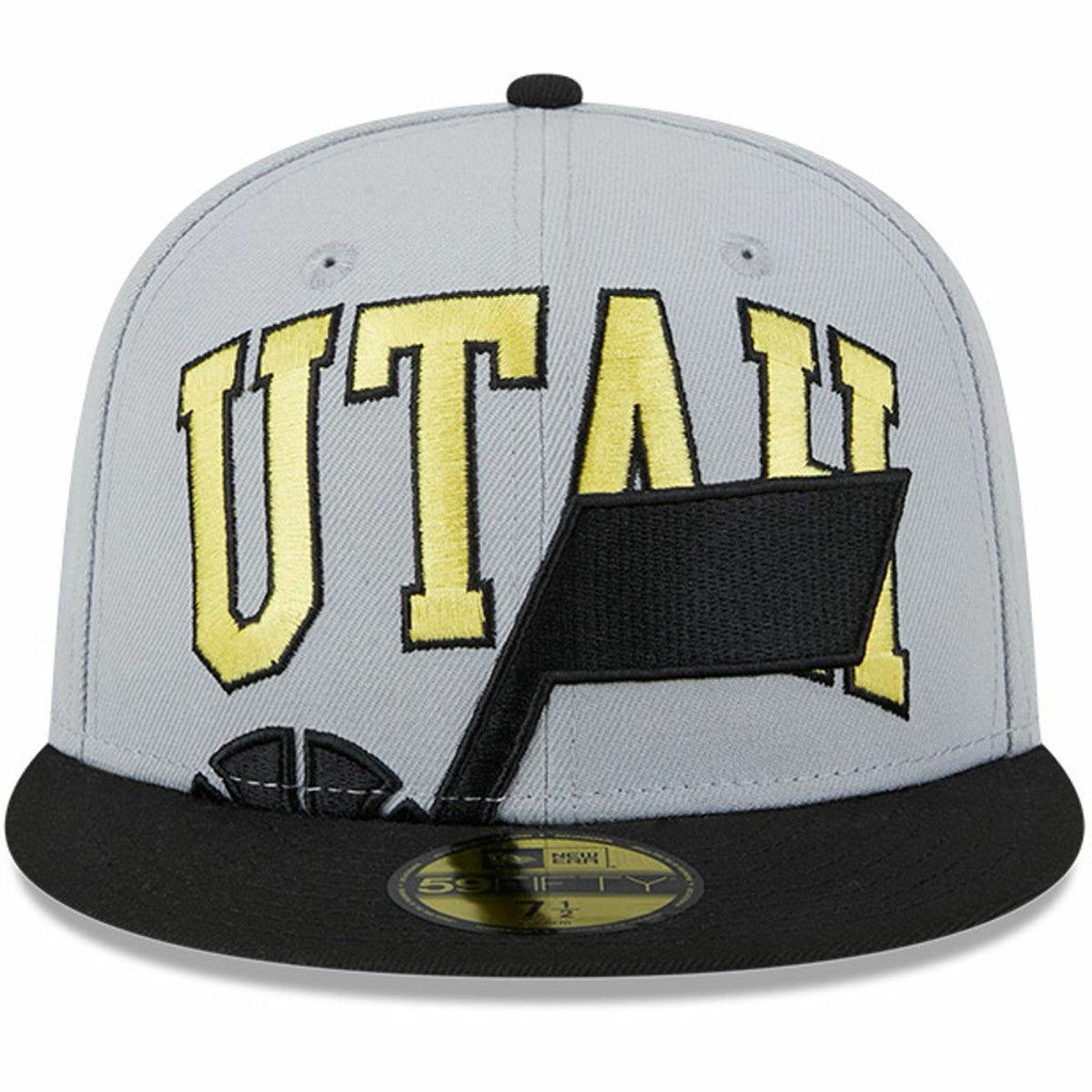 Utah Jazz Tip-Off Two-Tone 59FIFTY Fitted Hat - Gray/Black | New Era outlet