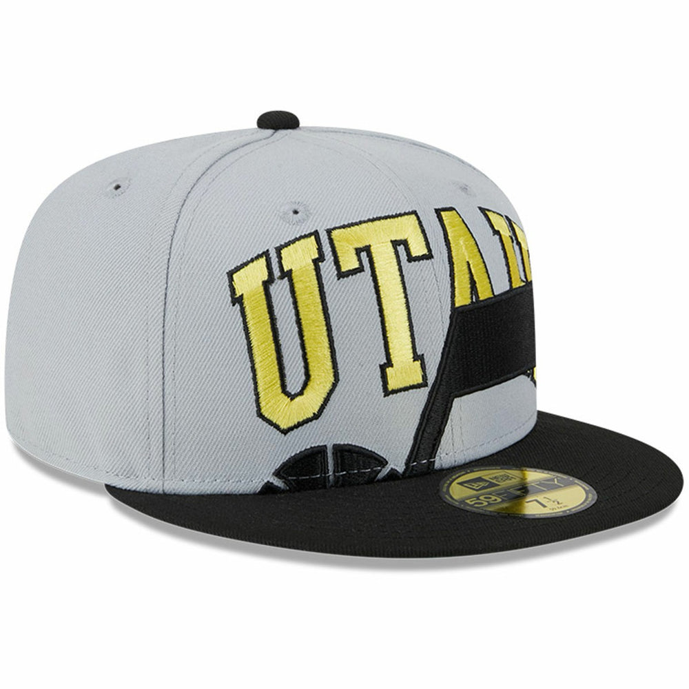 Utah Jazz Tip-Off Two-Tone 59FIFTY Fitted Hat - Gray/Black | New Era outlet