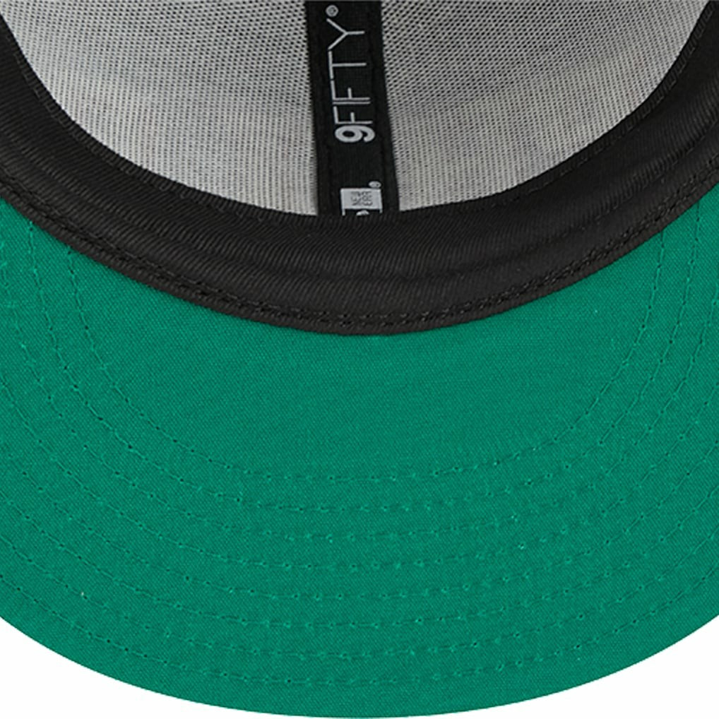 Philadelphia 76ers Post-Up Pin Mesh 9FIFTY Snapback Hat - Black | New Era sale
