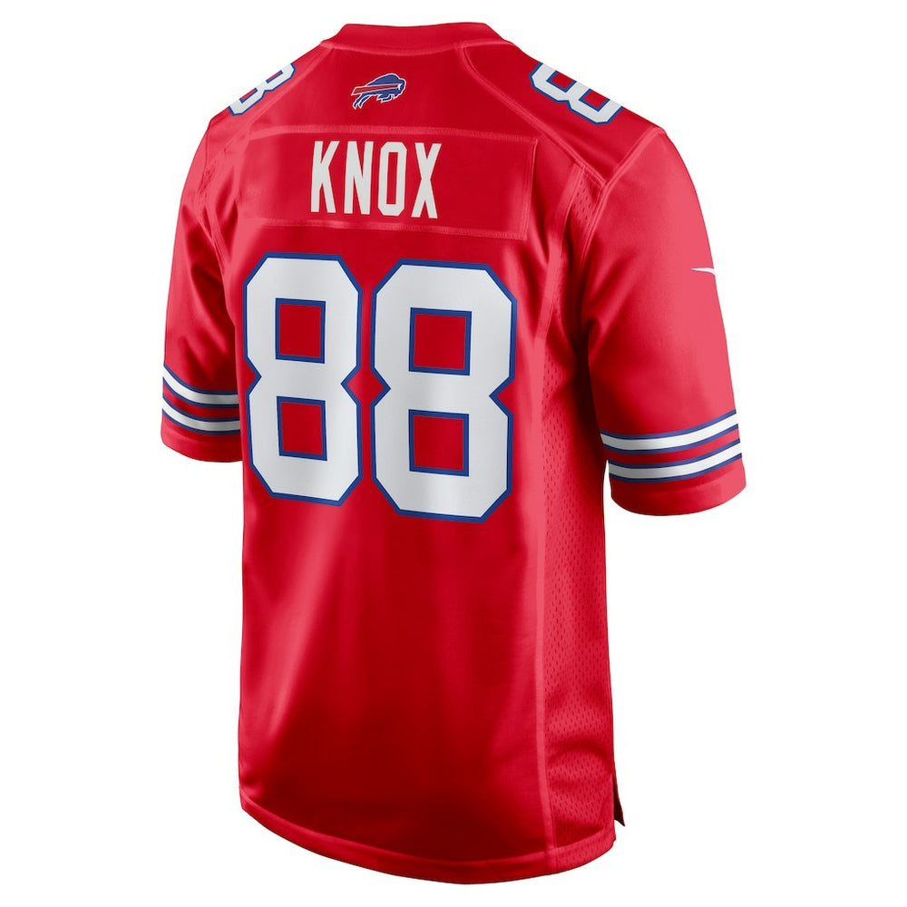 Dawson Knox Buffalo Bills Alternate Game Jersey - Red | Nike for sale