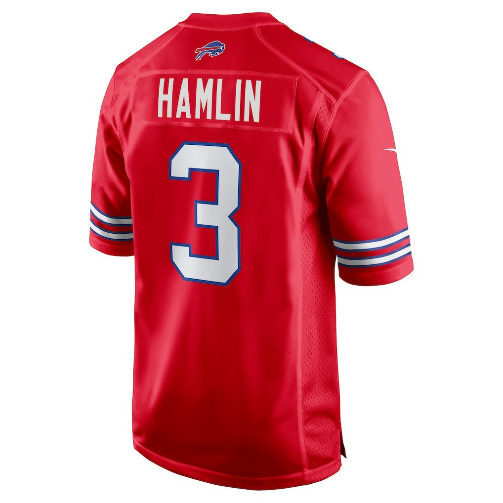 Damar Hamlin Buffalo Bills Alternate Game Jersey - Red | Nike outlet