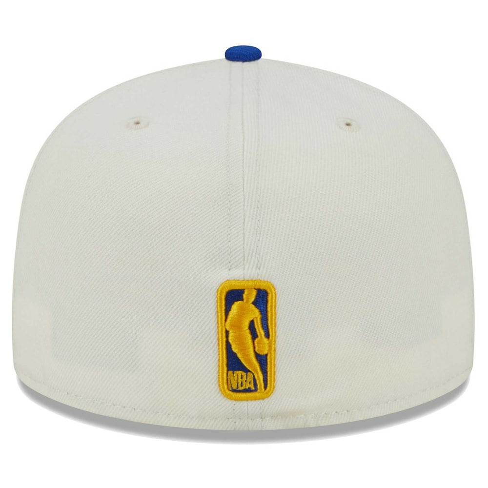 Golden State Warriors Piped Pop Panel 59FIFTY Fitted Hat sale - Cream | New Era for sale