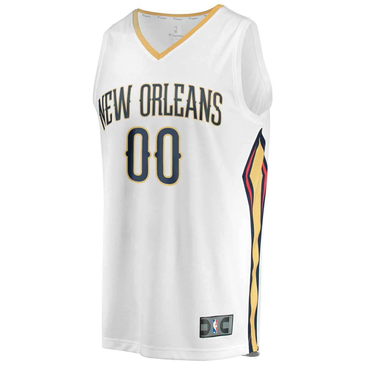 New Orleans Pelicans Youth Fast Break Replica Custom Jersey - Association Edition - White | Fanatics cheap