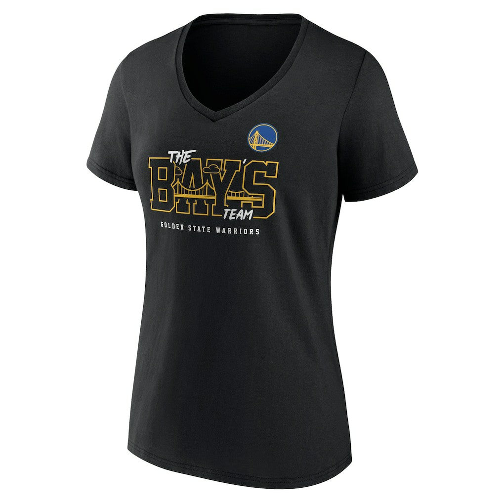 Golden State Warriors Women's Team Pride V-Neck T-Shirt sale - Black shop