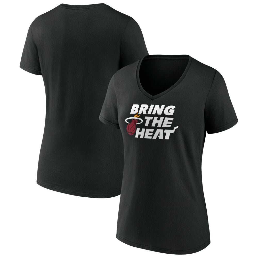Miami Heat Women's Team Pride V-Neck T-Shirt - Black shop