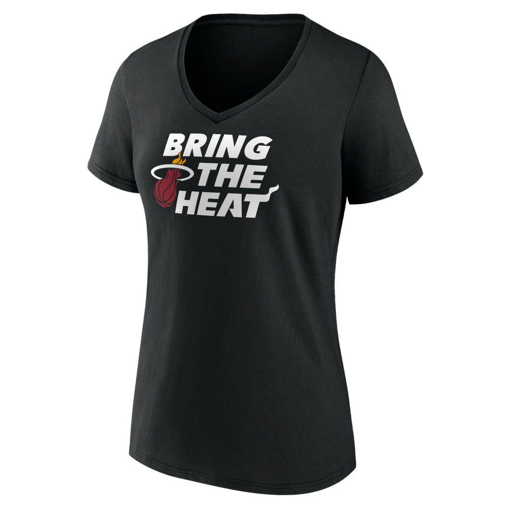 Miami Heat Women's Team Pride V-Neck T-Shirt - Black shop