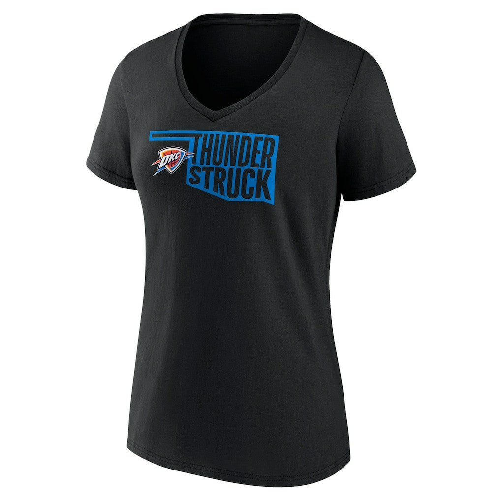Oklahoma City Thunder Women's Team Pride V-Neck T-Shirt sale - Black online