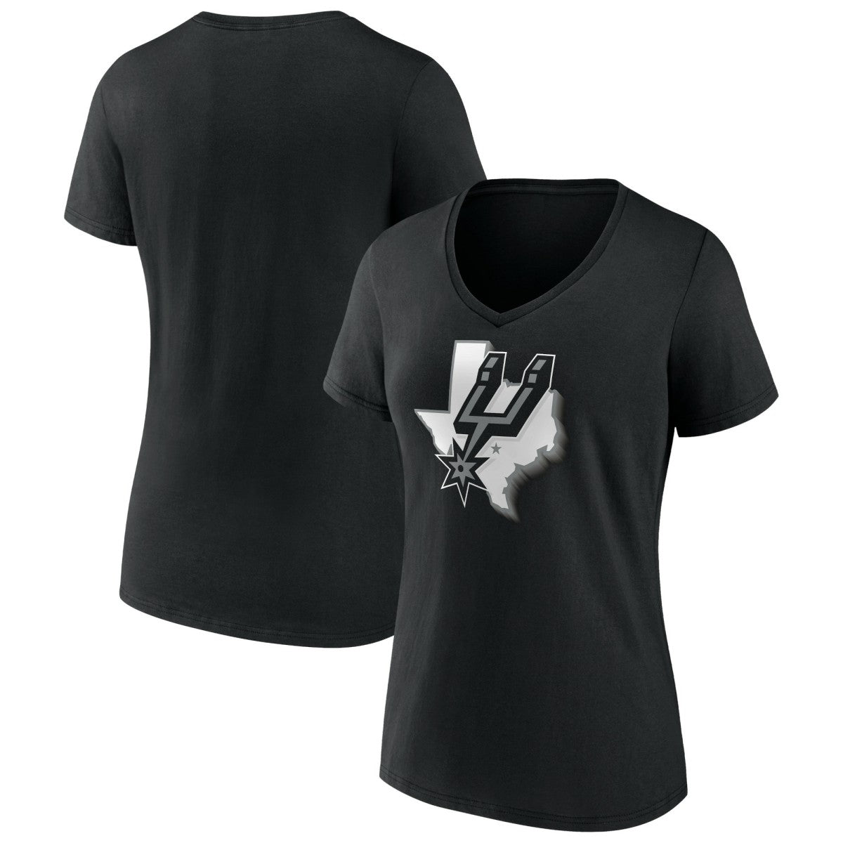 San Antonio Spurs Women's Team Pride V-Neck T-Shirt - Black outlet