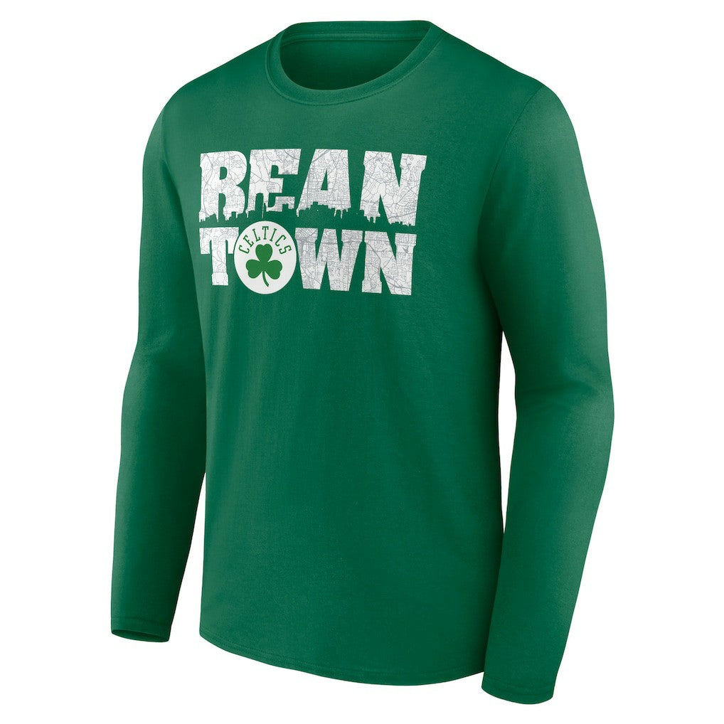 Boston Celtics Announcer Long Sleeve T-Shirt - Kelly Green online