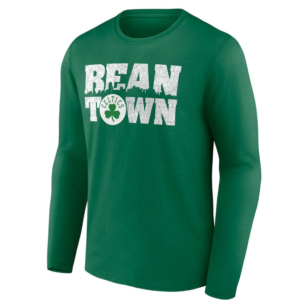 Boston Celtics Announcer Long Sleeve T-Shirt - Kelly Green online