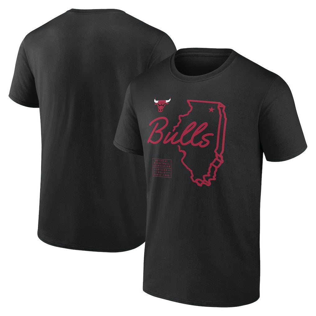 Chicago Bulls Announcer T-Shirt sale - Black outlet